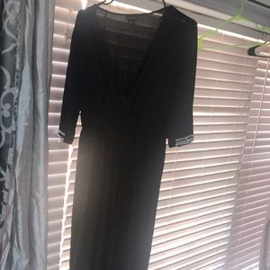 Long black jumper/romper